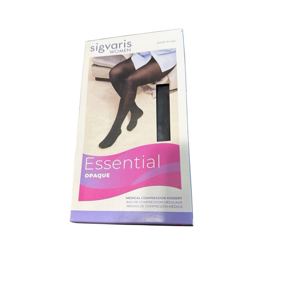 Sigvaris Essential Opaque Compression Pantyhose LS Black 20-30 mmHg 862PLSW99/P
